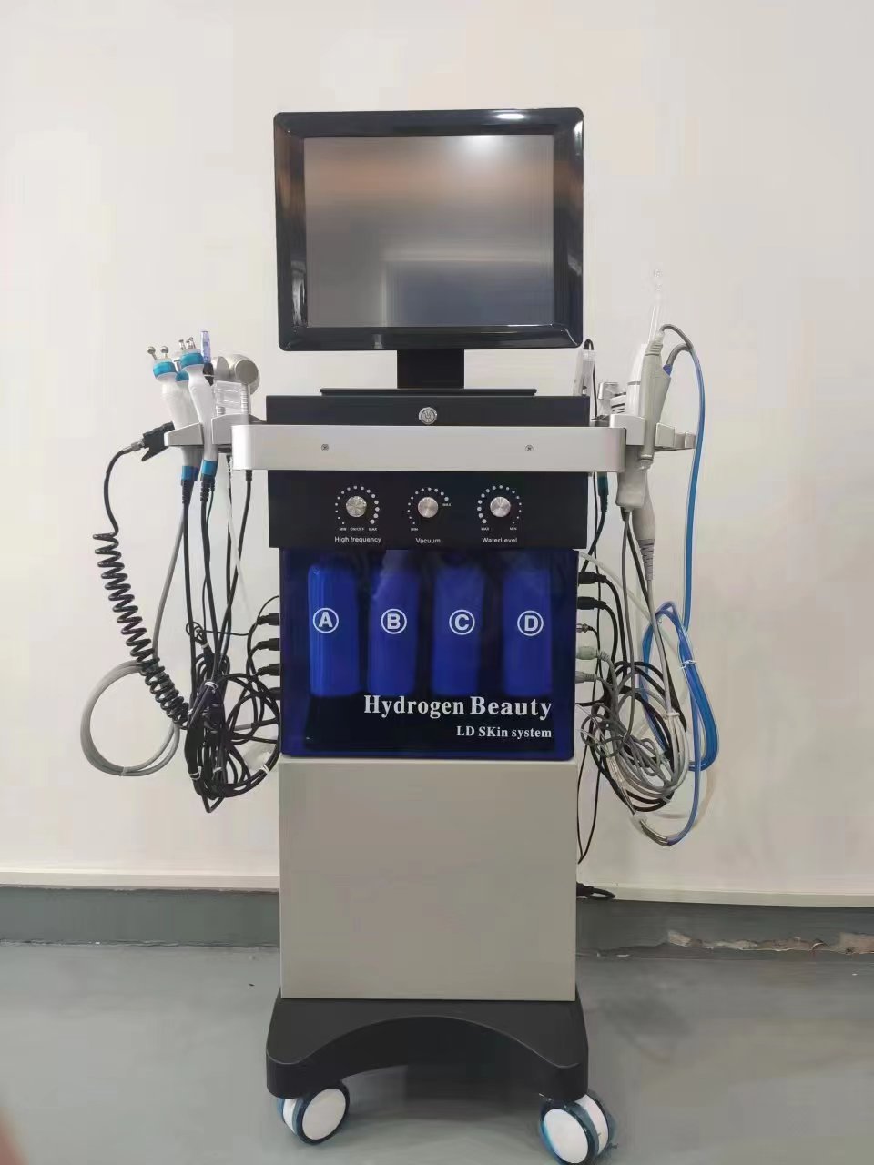 hydra facial cleanser machine 14 in 1 multifunctional dermabrasion machine for beauty spa estheticians