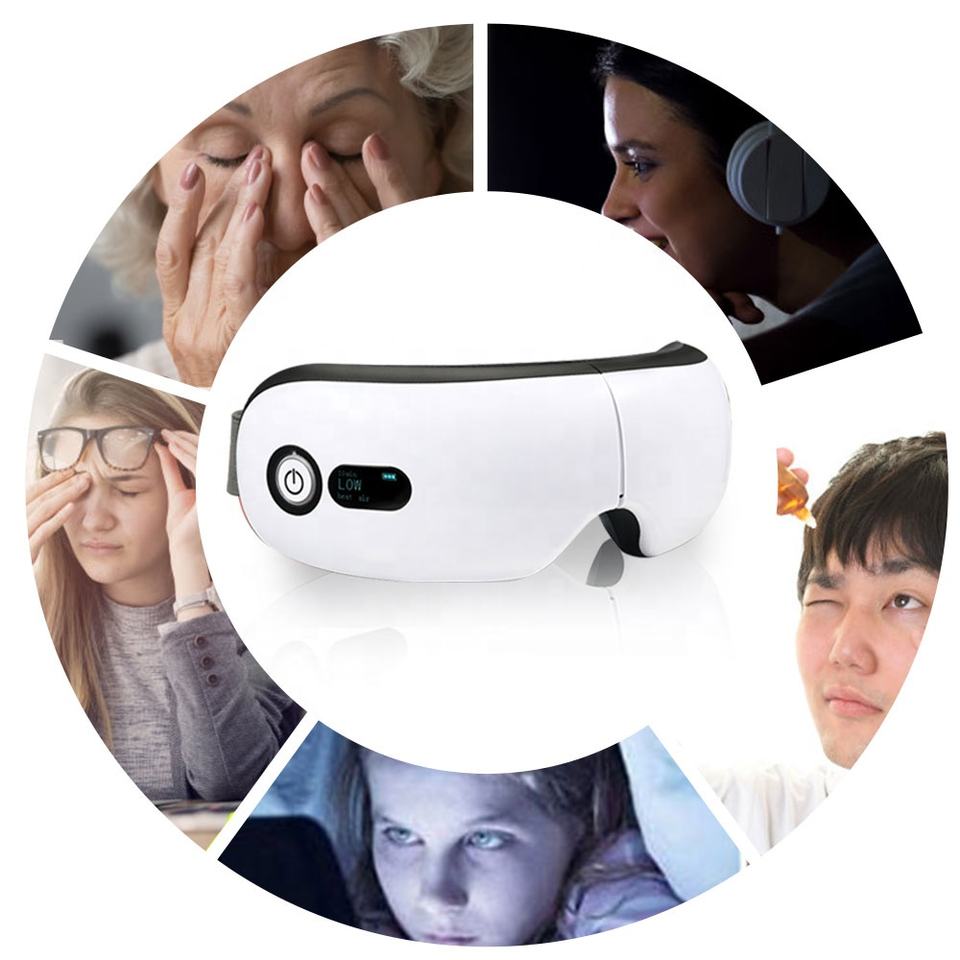 Smart Eye Care Massager machine/Eye fatigue reliever With Heat Compression